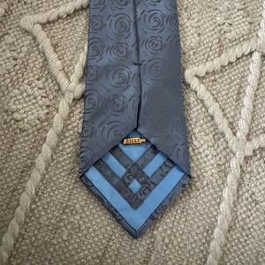 Zilli Blue Floral Men's Tie